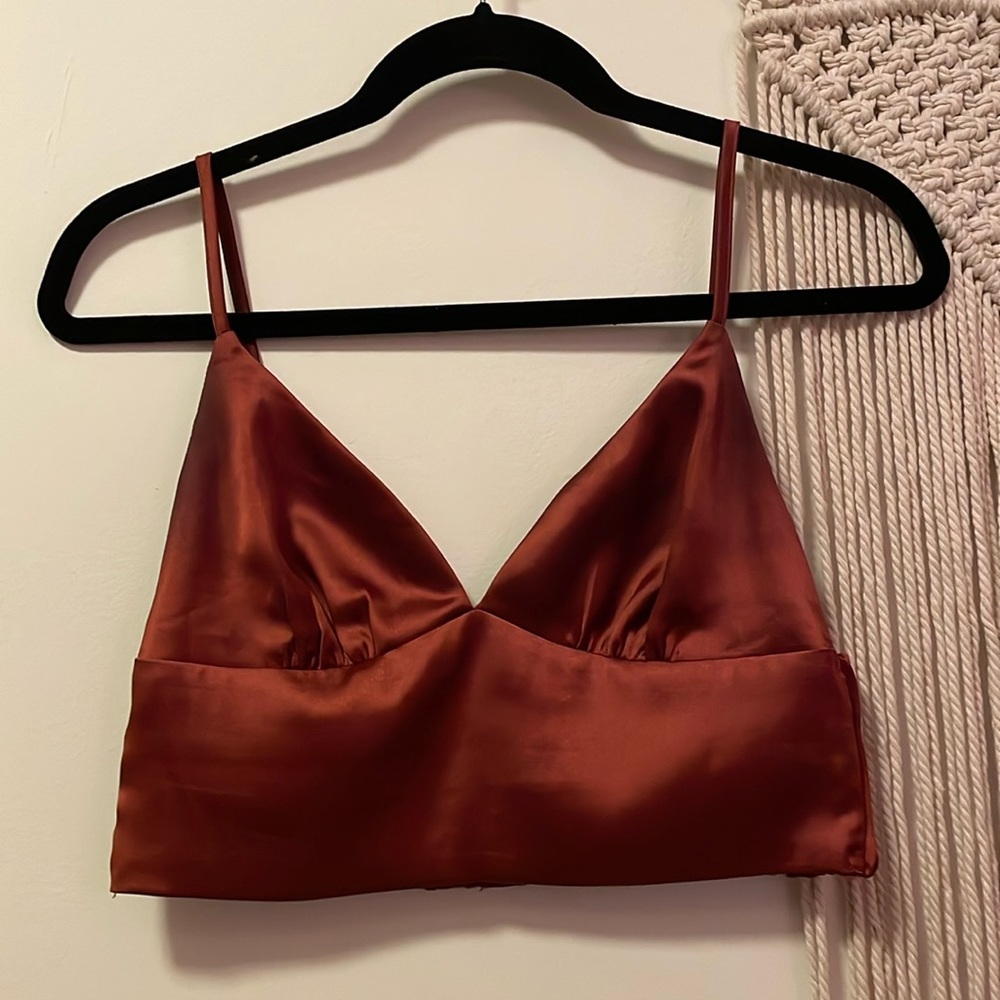 isalis Copper Cropped Tank